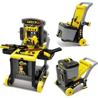 Pricenet Speelgoed werkbank - 3-in-1 - 17 onderdelen - 59 x 42 x 46,5 cm