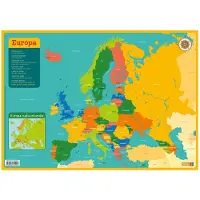 Deltas Onderlegger - Kaart Europa Leersysteem