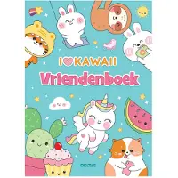 Deltas Ik hou van Kawaii vriendenboek - - Hardcover
