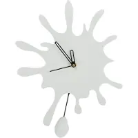 Beliani FULLY - Wandklok - Wit - MDF