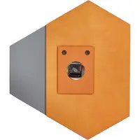Beliani SAILON - Wandklok - Meerkleurig - MDF