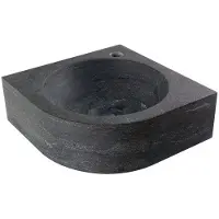 Sanilux Fontein rondo hardsteen 30x30x10 cm kwartrond met kraangat