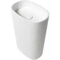 Zydra Vrijstaande waskom olympia 55x36 cm glacier white