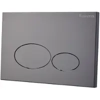 Wiesbaden Drukplaat X32 voor Inbouwreservoir Gunmetal