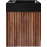 Boss & Wessing Fonteinkast bws sona met verticaal reliëf soft-close hout