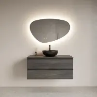 Boss & Wessing Spiegel Gliss Design Trendy Oval LED Verlichting (Alle Maten)