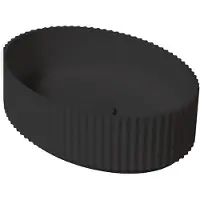 Zydra Waskom Olympia 48x34,5 cm Negro