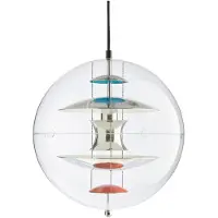Verpan Hanglampe , Metallic, Woonkamer, Aluminium