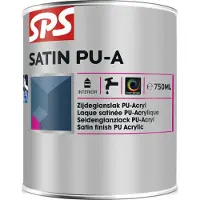 SPS Satin Pu-A Lak - RAL 9010 - 0,75L