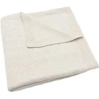 Jollein - Deken Ledikant 100x150cm - Dekentje Baby - Grain Knit - Oatmeal