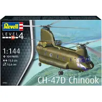 Revell Modelbouwpakket Militaire voertuigen - 03825 CH-47D Chinook Heli Plastic - 1:144 - Modelbouw