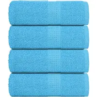 vidaXL Gastendoekjes FROGN 4 st 30x50 cm 360 g/m² turquoise