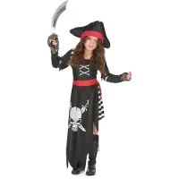 Vegaoo Zeerover outfit voor meisjes - Verkleedkleding - 116/122
