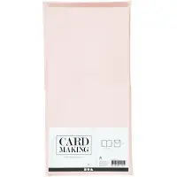 Packlinq Kaarten en enveloppen, afmeting kaart 15x15 cm, afmeting envelop 16x16 cm, 110+220 gr, pastelkleuren, 50 set