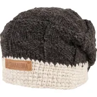 Shakaloha Gebreide Wollen Muts Heren & Dames Beanie Hat van schapenwol met polyester fleece voering - Bowl Beanie Beige Unisex - One Size Wintermuts