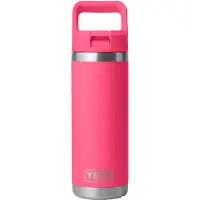 Yeti Thermosbeker Rambler Colour Straw Bottle Tropical Pink 18 Oz (532 ml)