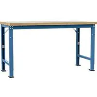 Manuflex werkbank Profi speciaal, tafelblad kunststof, 1750 x 700 mm, briljantblauw