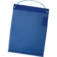 Eichner Basis besteltasje, klittenband, DIN A5, blauw, 10 stuks