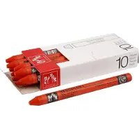 Packlinq Neocolor 1, dikte 8 mm, l: 10 cm, vermilion (060), 10stuks