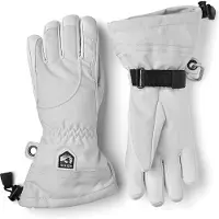 Hestra Heli Ski, skihandschoenen dames, lichtgrijs/wit