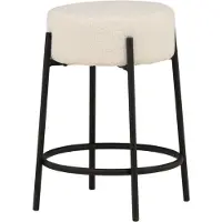 Ebuy24 Tucson barstoel hoogte 60cmwit.