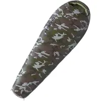 Husky mummyslaapzak Army 2024 -17°C - 220 cm - Camouflage Groen