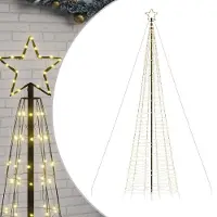 vidaXL LED-kerstboom met spikes 1534 LEDs warm wit 500 cm