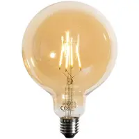 LUEDD E27 dimbare LED goud G125 4,9W 450 lm 2200K