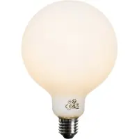LUEDD Set van 5 E27 3-staps dimbaar LED lamp opaal G125 4W 450 lm 2700K