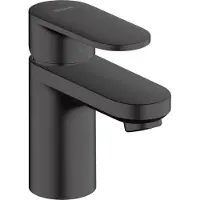 Hansgrohe Wastafelmengkraan vernis blend 70 eengreeps met trekwaste mat zwart