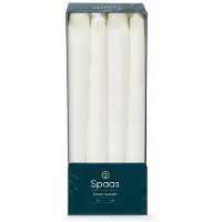 Spaas - Dinerkaars d2.1h25 cm wit 8st
