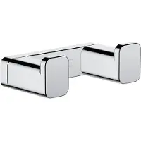 Hansgrohe AddStoris dubbele handdoekhaak chroom