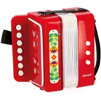 Janod Accordion Rood