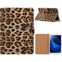 Ntech Hoes geschikt voor Apple iPad 10.2 (2019 /2020) Luipaard Design Booktype Kunstleer Hoesje