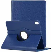 Ntech Hoes geschikt voor Apple iPad iPad Pro 11 inch hoesje 360° Rotating hoesje Case + 4 in 1 Styuls Donker Blauw