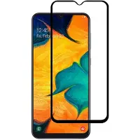 Ntech Screenprotector Geschikt voor Samsung Galaxy A50s/A30s full cover Screenprotector Tempered Glass - Zwart