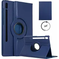 Ntech Hoes Geschikt voor Samsung Galaxy Tab S6 360° Draaibare Hoes - Blauw Ntech