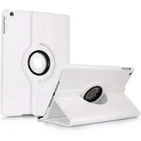Ntech Hoes geschikt voor Apple iPad 10.2 (2019 / 2020) 360° Draaibare Hoes - Wit