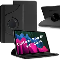 Ntech Hoes Geschikt voor Samsung Galaxy Tab S7 2020 (SM-T870 T875) 360° Draaibare Hoes Zwart