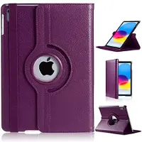 Ntech Hoes geschikt voor iPad 2022 (10.9) 10e generatie draaibare bookcase 360° Case - Paars