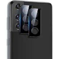 Ntech Screenprotector Geschikt voor Samsung Galaxy S21 Plus camera lens Screenprotector - beschermglas - Galaxy Screenprotector Geschikt voor Samsung Galaxy S21 Plus Screenprotector lens Zwart - 2 pack