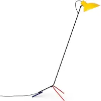 Astep VV Cinquanta Vloerlamp Mondrian Frame | Yellow Reflector