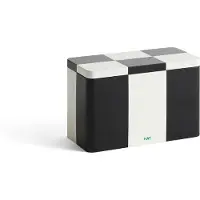 HAY Tin Container voorraadpot medium Black-off white