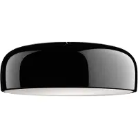 Flos Smithfield Plafondlamp Glossy Black | LED Dimmable Push
