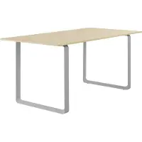 Muuto 70/70 eettafel 170x85 cm Solid oak-Grey