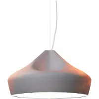 Marset Pleat Box 47 Suspension Lamp Grey - White | E27