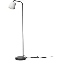 New Works Vloerlampe , Material, Zwart, Woonkamer, Marmer, Designer