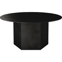 Gubi Epic Salontafel Ø80 cm | Midnight Black Steel