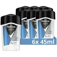 Rexona - Anti-Transpirant Crème Stick - Men Maximum Protection - 6 x 45 ml - Voordeelverpakking