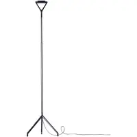 Luce Plan Vloerlampe , Zwart, Woonkamer, Aluminium